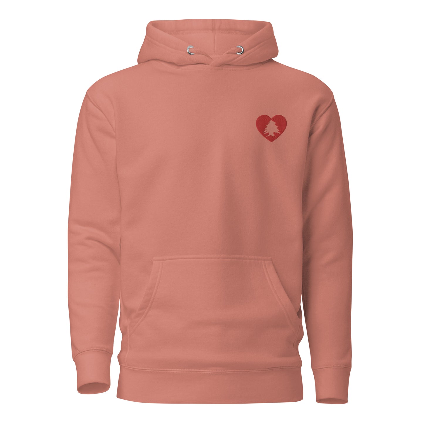 Embroidered Cedar Heart Hoodie