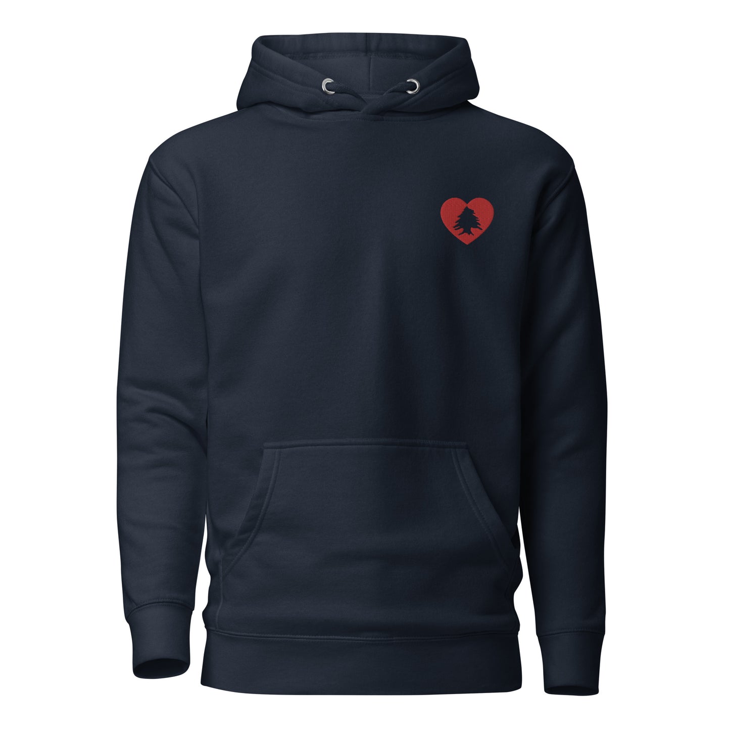 Embroidered Cedar Heart Hoodie